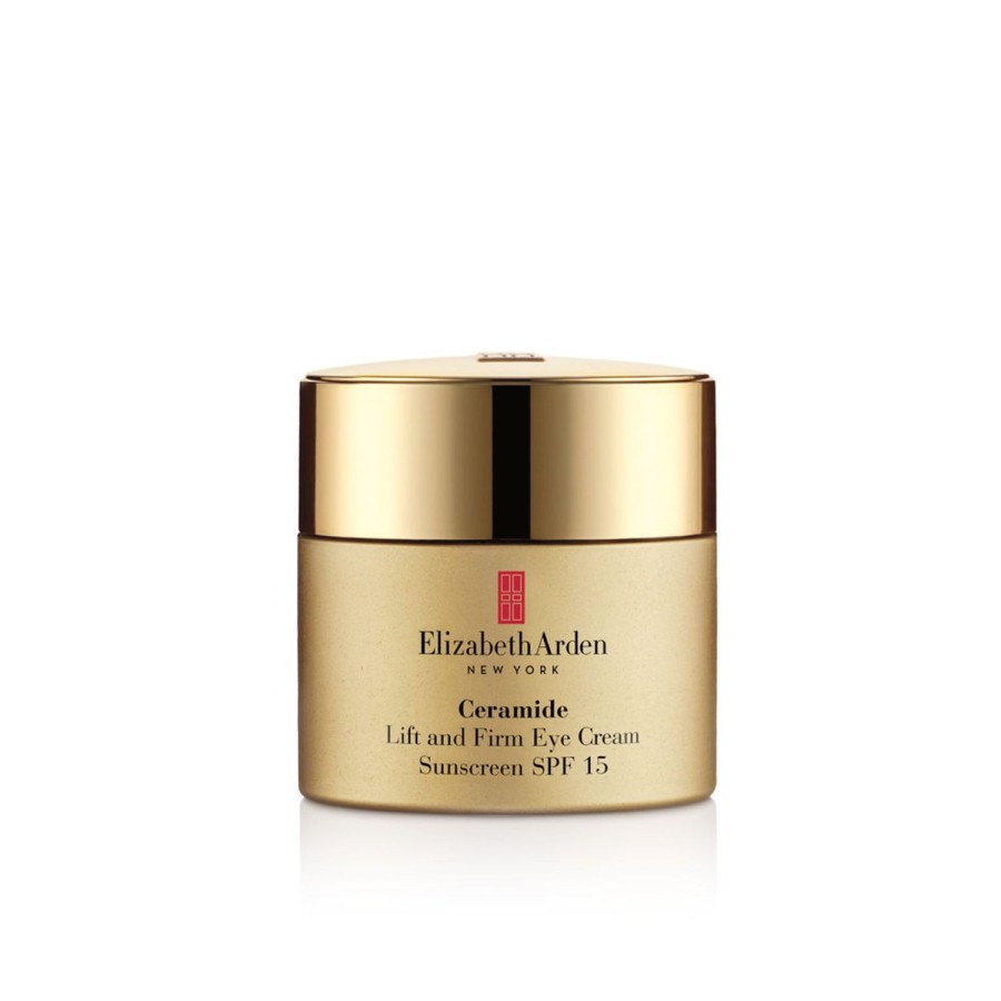 Beauty ELIZABETH ARDEN Antiageing | Ceramide Lift And Firm Eye Cream Sunscreen Spf 15 - 14,4 Gr Golden Yellow