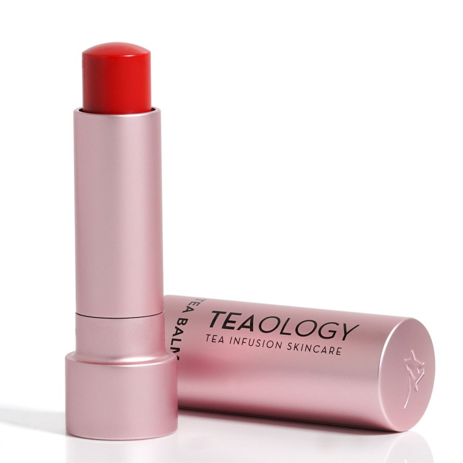 Beauty TEAOLOGY Lips | Tea Balm Tinted Lip Treatment | Cherry Tea Red