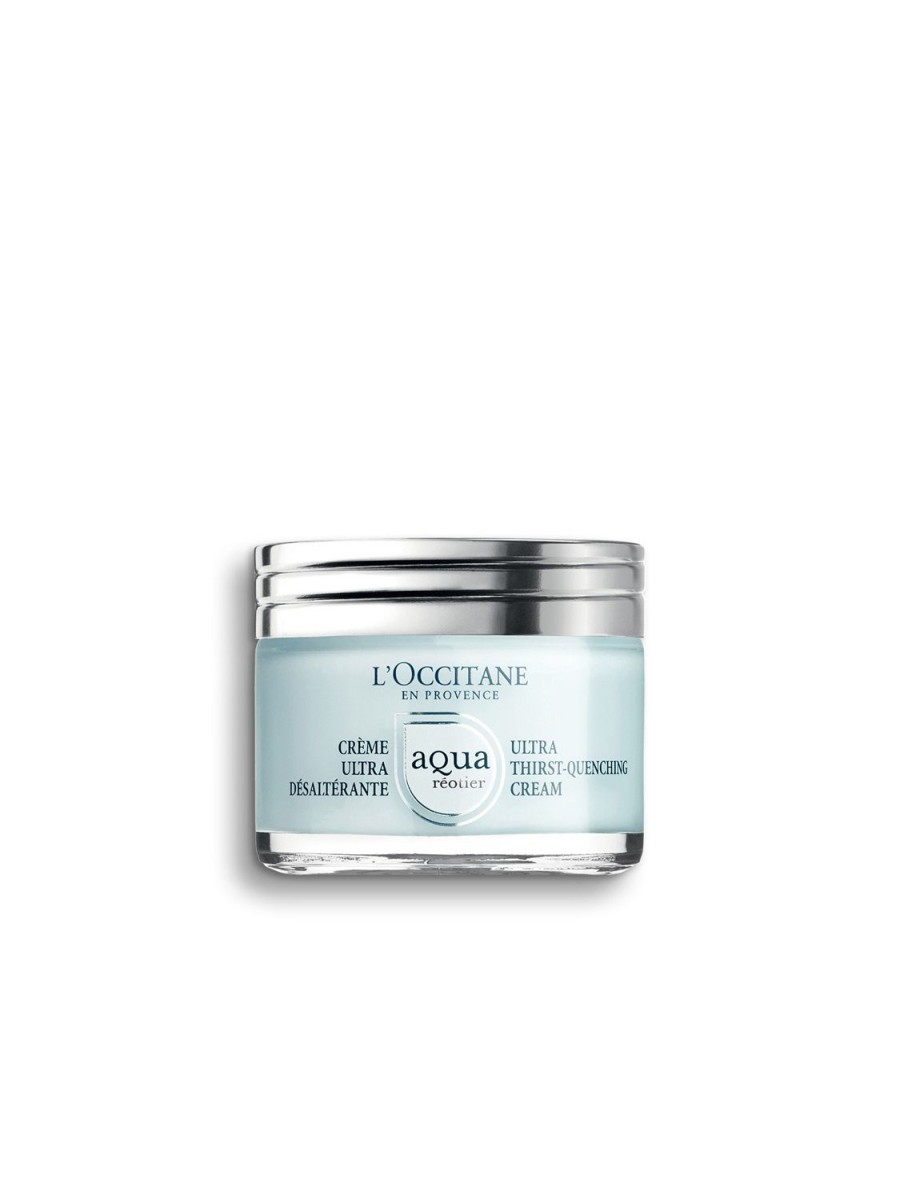 Beauty L'OCCITANE Moisturizers | Aqua Reotier Thirst Quench Cream 50 Ml Transparent