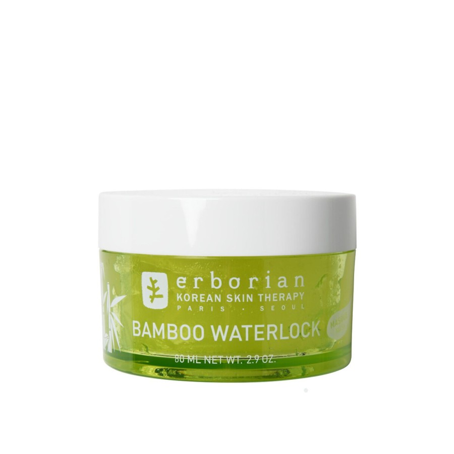 Beauty ERBORIAN Face Masks | Bamboo Waterlock Face Mask - Natural Moisturizing Face Mask Light Green