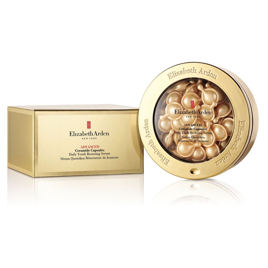 Beauty ELIZABETH ARDEN Antiageing | Advanced Ceramide Capsules Daily Youth Restoring Serum - 60 Capsules Golden Yellow