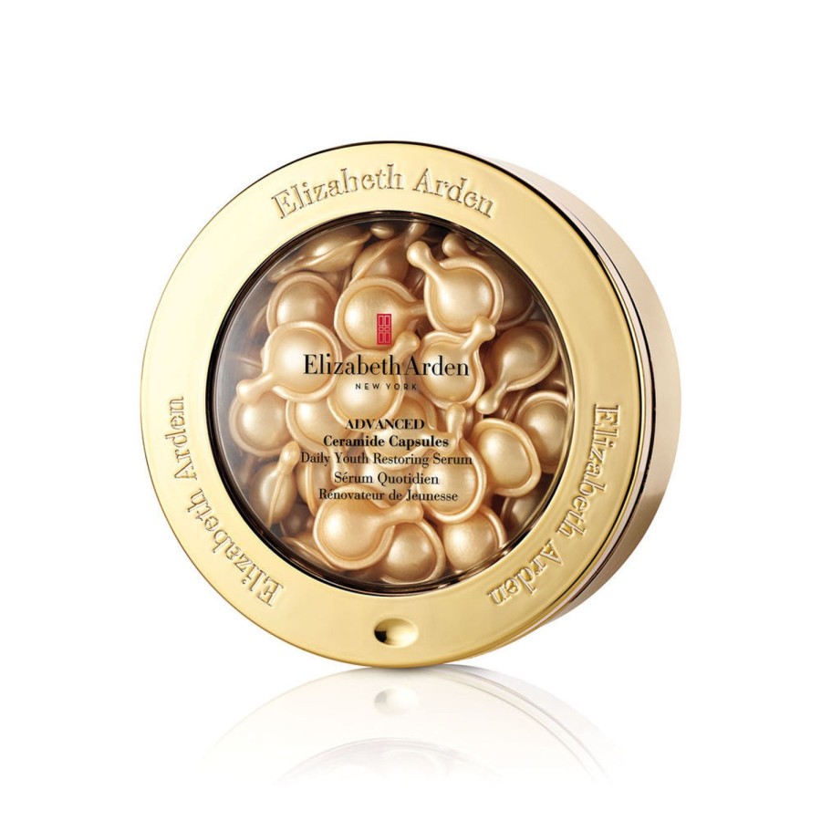 Beauty ELIZABETH ARDEN Antiageing | Advanced Ceramide Capsules Daily Youth Restoring Serum - 60 Capsules Golden Yellow