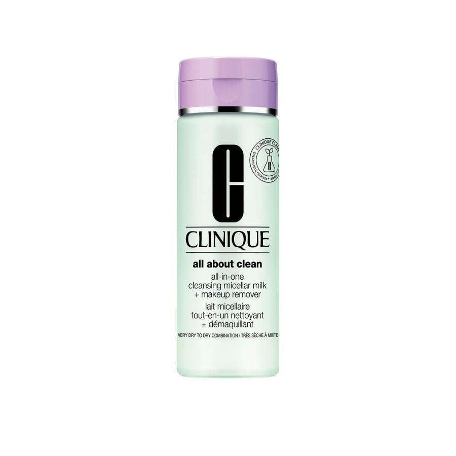 Beauty CLINIQUE Face Cleansers | Clinique All In One Cleansing Micellar Milk - Dry To Normal Skin 200 Ml Green