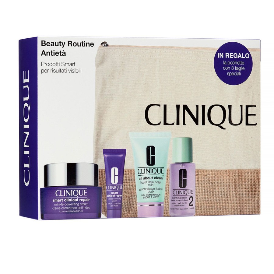 Beauty CLINIQUE | Clinique - Cofanetto Beauty Routine Antieta' - Smart Clinical Repair Beige