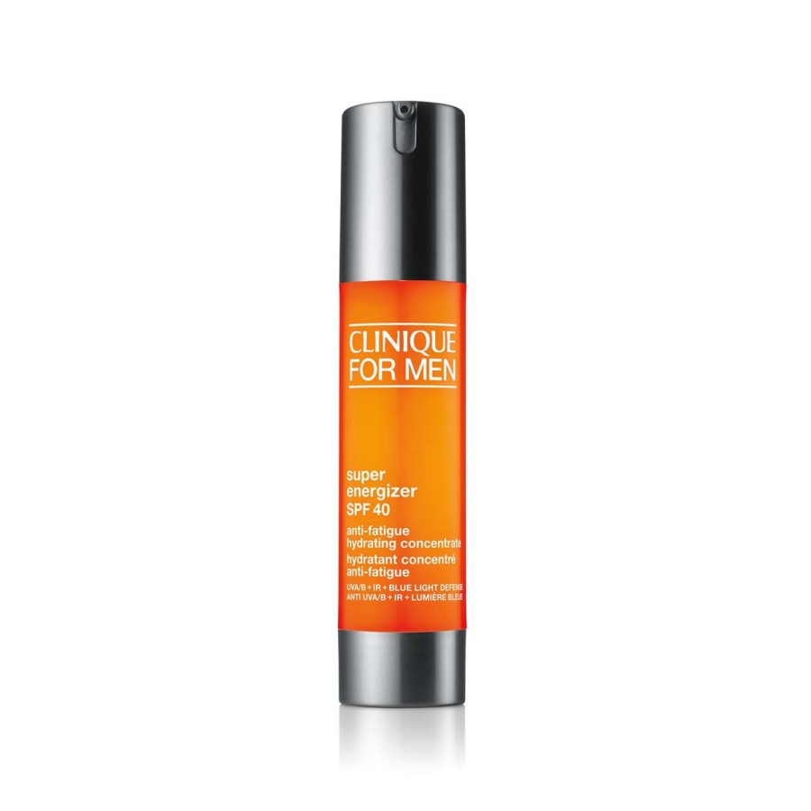 Beauty CLINIQUE Creams And Lotions | Clinique Men Super Energizer Anti-Fatica Spf 40 48 Ml Black