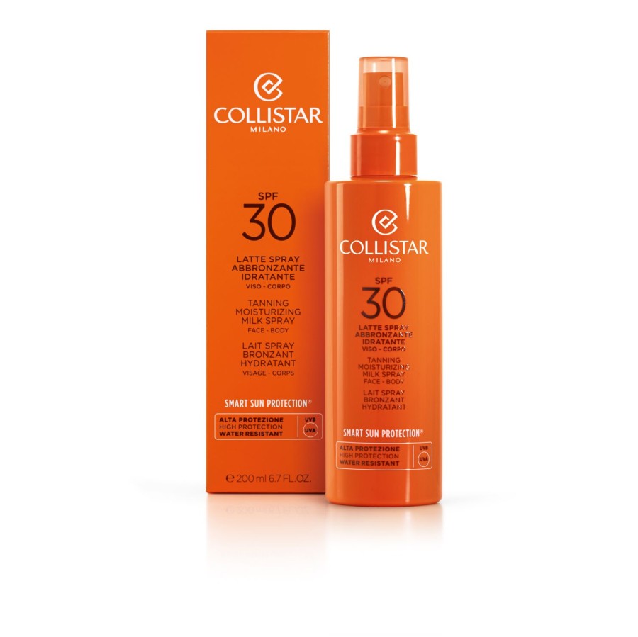 Beauty COLLISTAR Body Suncare | Tanning Moisturizing Milk Spray Spf 30 Orange