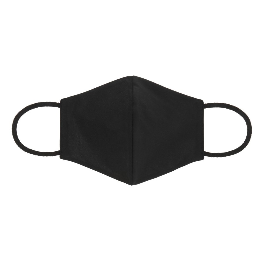 Beauty COINCASADESIGN | Solid Color Fabric Washable Mask Black