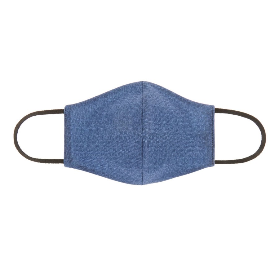 Beauty COINCASADESIGN | Washable Mask In Blue Fabric Denim