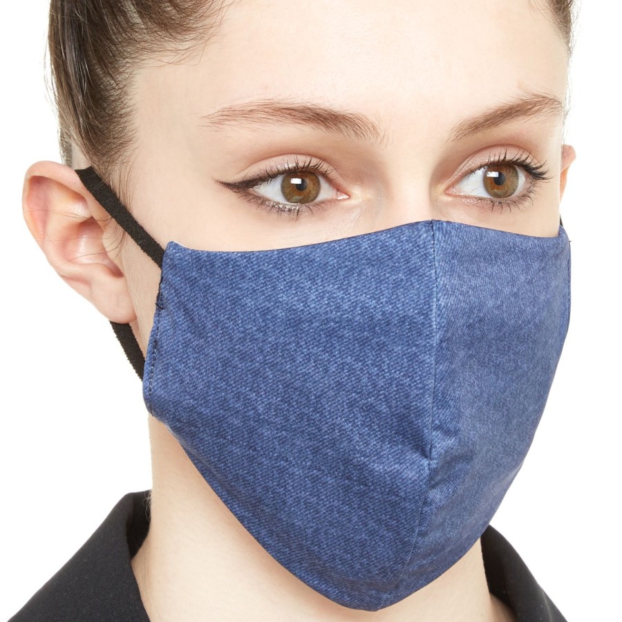 Beauty COINCASADESIGN | Washable Mask In Blue Fabric Denim