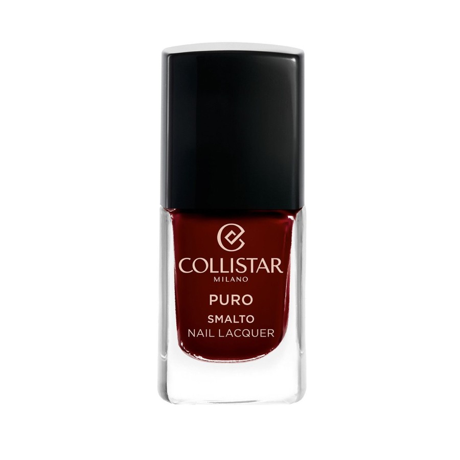 Beauty COLLISTAR Nails | Collistar - Pure Long Lasting Nail Polish - 581 Rossonero Dark Red